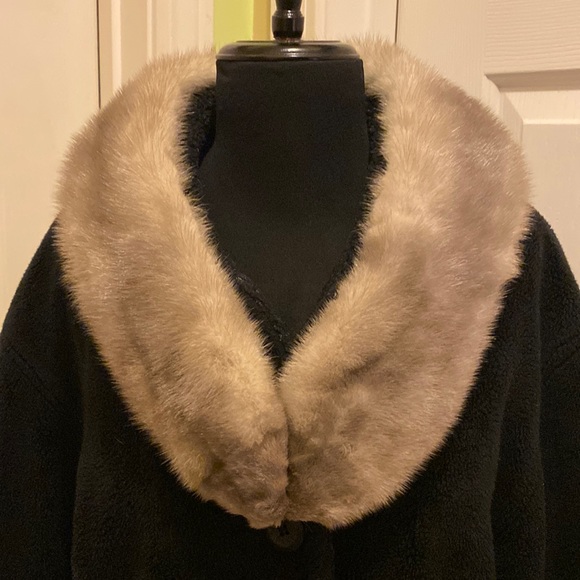 Gray Mink Collar. Vintage early 1950s. - Picture 1 of 9